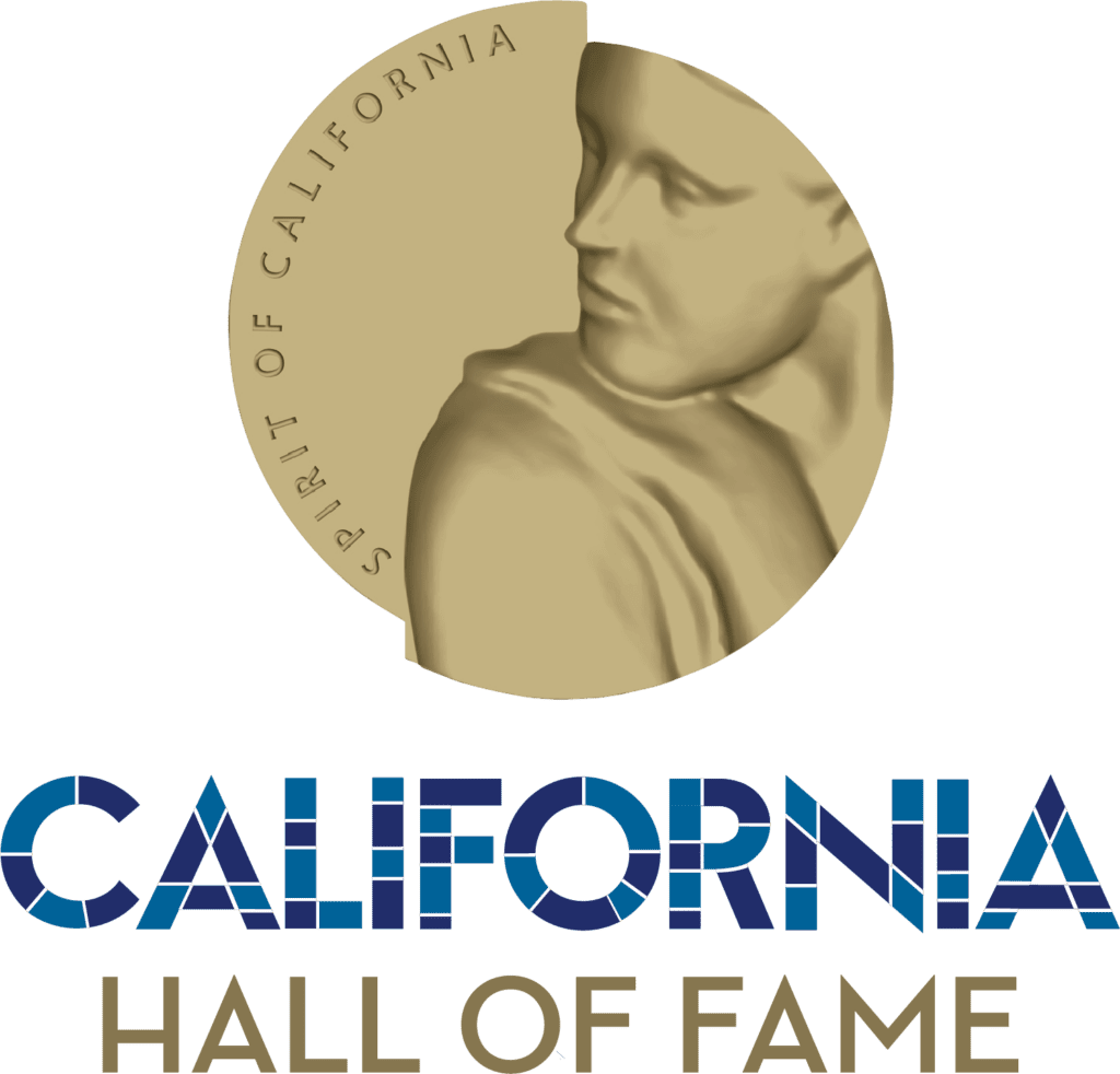 California Hall of Fame logo with Spirit of California medal 