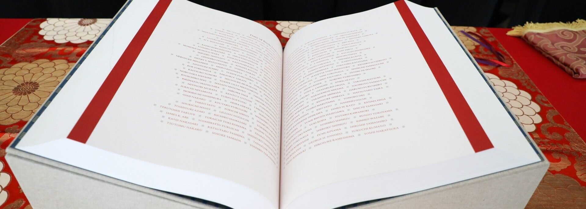 Ireicho Book of Names at the California Museum on Day of Remembrance