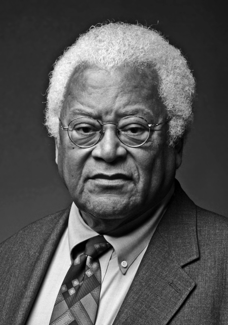 Headshot of a suited-up Reverend Lawson with a serious expression.