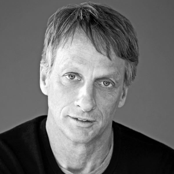 Headshot of Tony Hawk with a vaguely subdued expression.