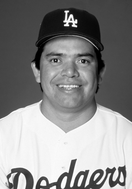 Fernando Valenzuela on the cover of Dodgers 2023 media guide