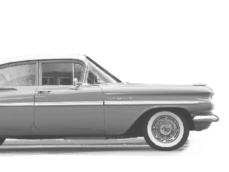 Side view of a 1959 Chevrolet Impala.